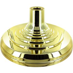Super Tough Floor Stand Base for Indoor Flagpole - Metallic Gold | Durable ABS Plastic | Fits 1" to 1 1/4" Poles | Unweighted with Fillable Design | Easy Assembly with Elegant Gold Finish