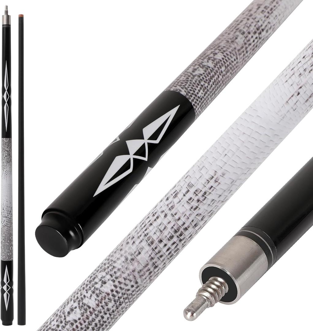 Fiberglass Graphite Composite Billiard Pool Cue Sticks 18oz 19oz 20oz 21oz 58inch