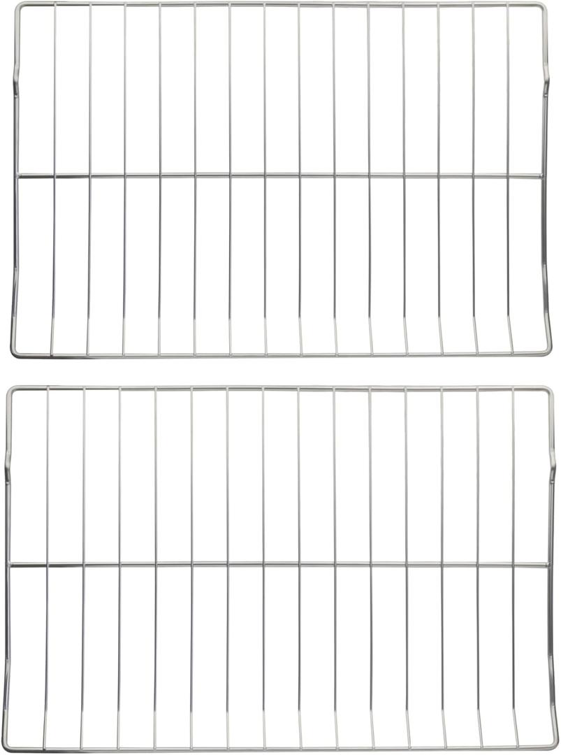 DG75-01001C Range Oven Rack for Samsung Range/Stove/Oven, Oven/Microwave Combo Parts - Samsung Stainless Steel Oven Rack Replaces NX60A6511SS NE63A6511SS DG75-01001A (Pack of 2)