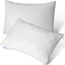 2 Pack Dual-Sided Tiny Pillows (11"x7")  Cooling & Cotton Fabric Small Travel Pillows, Portable Mini Cushions for Sleeping, Office Naps, Car, Pets & Travel Use