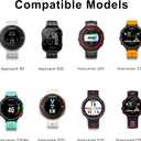 Braided Stretchy Nylon Magnetic Clasp WatchBand Compatible with Garmin Forerunner 235/220/230/620/630/735XT,Soft Adjustable Sport Strap for Forerunner 235 Lite/Approach S20/S6/S5