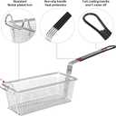 Kitchen Fried Cooking French Fries Basket chicken fried baskets with Handle for Deep Fat Fryber Basket 11.025.314.09inch