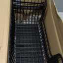 GAOKASE 4 Pcs Stackable Wire Baskets for Pantry Organizers and Storage, Vegetable Fruit Basket for Countertop, Kitchen Storage Metal Baskets, Produce Potato Onion Storage Bin, Black