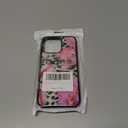 Leopard Print Phone Case Fit for iPhone 15 Pro Max  TPU Shockproof Protective Pink Floral Stylish and Unique Phone Cover Gift for Boy Girl Men Women