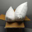 Leeden 22 x 22 Pillow Inserts (Set of 2) - Throw Pillow Inserts with 100% Cotton Cover - 22 Inch Square Decorative Pillows for Sofa, Couch, Bed and Home Decor