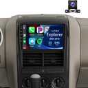 2+64G- for Ford Explorer 2005-2010 Car Radio with Wireless Carplay/Android Auto,Android Car Stereo 10.1 Inch Touch Screen GPS Navigation WiFi Bluetooth FM/RDS Mirror Link SWC Backup Camera