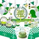 Golf Birthday Party Decorations Supplies with Tableware, Serves 24