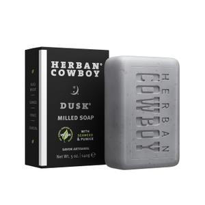 Herban Cowboy Dusk Body Soap with Hints of Cedar, Lavendar, Lime, and Sandalwood (5 oz) (5 Ounce (Pack of 1))