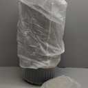 7.92 gallon/30L Kitchen Trash Can with Lid,Tall Slim,Elegant,Black,Brushed Stainless Steel Lgarbage Can for Office,Hotel,Kitchen (30Lblack)