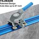 Ceramic Tile Cutter Machine YSJWAER - Manual Cutting Tool for Large Ceramic Porcelain Up to 87"