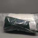 Chaise Lounge Cushions Outdoor, 72"x21"x3" Triple-Waterproof Outdoor Chair Cushion with Removable Cover, 4 Adjustable Ties Lounge Chair Cushions for Outdoor Furniture, Forest Green