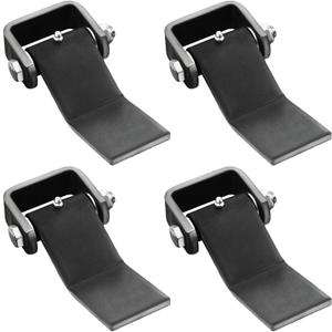 SPARKWHIZ Dump Trailer Hinges Weld on Heavy Duty Greaseable Dump Trailer Door Gate Hinge, Strap Style Long Leaf Hinge, Pack of 4