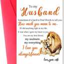 10 x Romantic Birthday Gift for Husband, Unique Sweet Birthday Card from Wife, Thank You Husband Birthday Card, Happy Birthday To My Husband