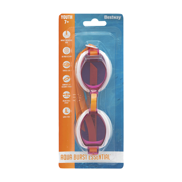 Hydro-Swim Aqua Burst Essential Goggles Asst. Colors Ages 7+