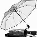 REPEL Windproof Travel Umbrella - Compact & Withstands Winds up to 85MPH, Strongest Premium Auto Folding Umbrella for Rain and Sun - Durable, Light & Portable for Women & Men, Fits Backpack & Cars
