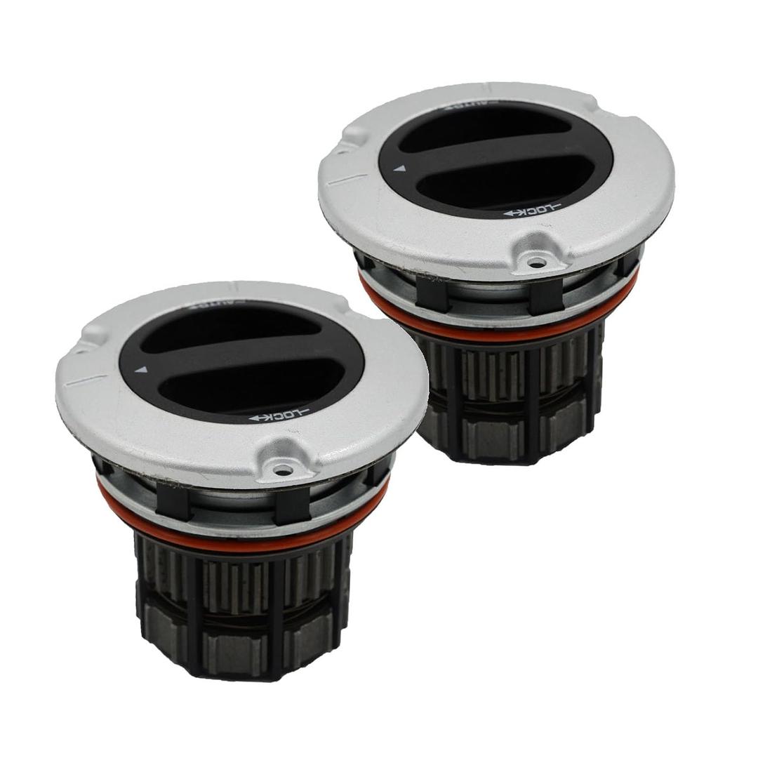 4WD Manual Locking Hub 4x4 Front Wheel Hub Assembly 2 Pack, Compatible with 2005-2023 Ford F250 F350 F450 F550 Super Duty, Replaces BC3Z3B396B, BC3Z-3B396-B