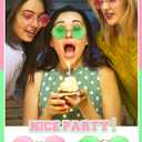 Flutesan 12/24 Pcs Pink and Green Sunglasses Witch Themed Party Favor Princess and Witch Sunglasses Birthday Party Photo Prop