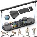 Black Pilates Board,Pilates Reformer Sets,Multifunctional Abdominal Pilates Board for Home Workout Equipment,Portable Foldable Ab Board Pilates Exercise Machine,Pilates Reformer Board for Women