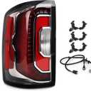 Tail Light Assembly Compatible with 2016 2017 2018 GMC Sierra 1500-Taillamp Taillights assy outer with Bulbs for 2018 Sierra 1500 Denali LED Type, Left Driver Side, OEM: GM2800295 84365930