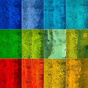 LITMIND 12 Sheets Transparent Texture Stained Glass Variety Pack, 6 x 4 Inch Cathedral Art Glass for Mosaic Crafts & Supplies,Assorted Colorful Glass Sheets for Stunning Stained Glass Projects (6"L*4"W(12pcs), Texture Transparent)
