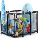 Tiita Pool Storage Bin, Rolling Pool Toy Storage Organizer,Parts & AccessoriesPool & Spa Replacement PartsBlack