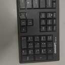 Lenovo 100 Wireless Compact Keyboard Cordless Keyboard for PC & Laptop with Windows Silent Keys Full-Size Layout with Numeric Keypad Plug & Play USB Receiver Portable, Black