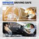 SHUNTALL UTV Sun Visor Side × Side 1.5-2'' Compatible with Can Am Polaris RZR Ranger 900 Kawasaki