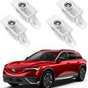 Car Door Lights Logo Projector - 4K HD Puddle Lights for Cars, No Fade Welcome Lights, Compatible with RLX/MDX/ZDX/TLX/TL/RDX Series (4 Pack)