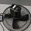 CYDZSW 12v Clip Fan for Car,10 inch Portable 90 Rotation Oscillating 12 Volt DC Desk Fan,2 Speed Car Fans that Blow Cold Air,360 Adjustment Clip on Fans for RV,Truck,SUV and Vehicles(Black)