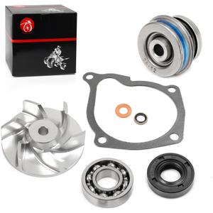 Water Pump Seal Mechanical Seal Impeller & Oil Seal Gasket Bearing Kit Compatible with Polaris Sportsman 500 HO Ranger Magnum Scrambler Big Boss ATP Hawkeye Worker 425 400 450 500 OEM 3084837 3086840