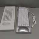 Bluetooth Keyboard and Mouse for Mac, Rechargeable, Mini Size, Ultra Slim, Quiet Typing, 4 Level DPI, Wireless Keyboard and Mouse Compatible with Mac, iPad, iPhone, MacBook Air/Pro