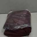 GLAMBURG 100% Cotton 2 Pack Oversized Bath Towel Set 28x55 Inches, Ultra Soft Highly Absorbant Compact Quickdry & Lightweight Large Bath Towels, Ideal for Gym Travel Camp Pool - Burgundy