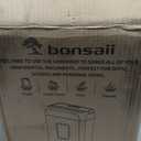 Bonsaii 6-Sheet Cross Cut Paper Shredder for Home, 3.4 Gal Bin