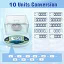 FOUR E'S SCIENTIFIC Lab Scale 500g x 0.001g Accuracy - High Precision Laboratory Analytical Balance with Windshield Digital Scientific Scale Jewelry/Kitchen Scale