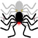 yosager Halloween Decor Electric Dropping Spider 30in (Stretched Legs), Voice Activated Moving Realistic Hanging Spider with Red Eye & Spooky Sound, Scary Prop for House Door Wall Window Yard Patio