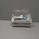 2 x CCINEE 4 Packs Mardi Gras Fringe Table Skirt Party Decorations, 36ft Purple Green Gold Wavy Metallic Tinsel Foil Carnival Table Skirts For Mardi Gras Carnival Holiday Masquerade Party