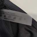 HYTENSUN Women's Cheeky V Cut Back High Waisted Bikini Bottom Cross Criss Swimsuit Bottoms (Large, 870 Black)