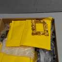 Tatuo 40 Pcs Mini Picture Frames and Display Stands Vintage Resin Picture Frame Resin Holder for Home Office Bedroom Living Room Wedding Decor (Gold)