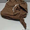 MooMee Bedding Duvet Cover Set 100% Washed Cotton Linen Like Textured Breathable Durable Soft Comfy (Solid Cocoa Brown, Queen 90"x90")