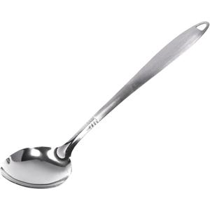 Chef Craft 10230 1-Piece Stainless Steel Solid Spoon,13-Inch