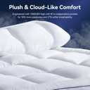Dual Layer 4 Inch Memory Foam Mattress Topper Full, 2 Inch Cooling Gel Memory Foam and 2 Inch Soft Pillow Top Mattress Pad Cover for Back Pain Relief, with Elastic 21" Deep Pocket
