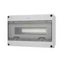 MOLLOM 15 Way Circuit Breaker MCB Distribution Protection Box with DIN Rail, IP65 Waterproof,for Indoor and Outdoor