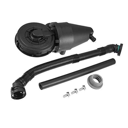 Motoforti PVC Engine Crankcase Vent Valve, for BMW 528i 1997-1998, Plastic, 11151703484 11151703775 11151740393 13411733217, Black