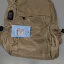 Brown Sling Crossbody Bag for Men Women, Tactical Backpack Shoulder Daypack Mini Anti-Theft Cross Body Motorcycle Chest Bags, Small One Strap Fanny Back Pack for Casual Travel Hiking Sport Gym