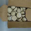 90 PCS 2 Inch Half Wood Balls, Split Wood Balls, Unfinished Natural Half Wooden Ball, 2 Inch Round Split Wooden Beads for DIY Crafts, Jewelry, and Home Decor