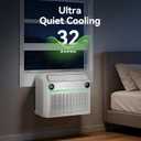 ZAFRO U Shaped Inverter Window Air Conditioner, Ultra Quiet (32dB), 12000BTU ASHRAE (8100 BTU DOE) Smart Air Conditioner Window Unit, App/Voice/Remote, Saddle Window AC Unit with Cool/Dry/Fan Modes
