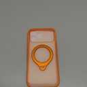 Magnetic for iPhone 17 Pro Max Case with Stash Stand, Military Grade & Full Camera Protection, Compatible with MagSafe, Anti-Slip, Translucent Matte (Orange)