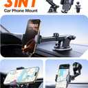 TORRAS Ultra-Durable Phone Holders for Your Car96+LBS Strongest Suction Car Phone Holder Mount, Safety Certs Cell Phone Car Mount Truck for Dashboard Windshield Vent for iPhone 17 16 15 14 Pro Max