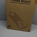 Pilates Board - 7 in 1 Pilates Reformer Set, Multifunctional Abdominal Pilates Board for Home Workout Equipment, Portable Foldable Pilates Exercise Machine，Double Elastic Band Pilates Reformer Board