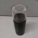 LAMIDO Portable Electric Burr Coffee Grinder - Grind While Charging - 38 External Adjustable Grind Settings - 1.8X Faster Grinding - 2000 mAh Rechargeable Battery for Travel, Camping - Matte Black